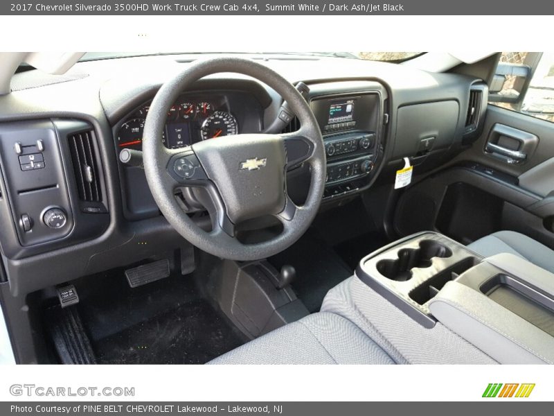 Summit White / Dark Ash/Jet Black 2017 Chevrolet Silverado 3500HD Work Truck Crew Cab 4x4