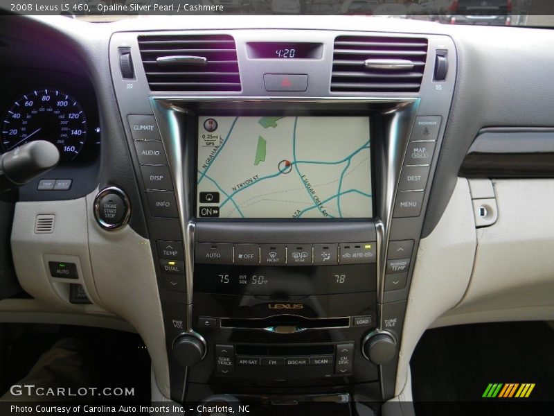 Opaline Silver Pearl / Cashmere 2008 Lexus LS 460