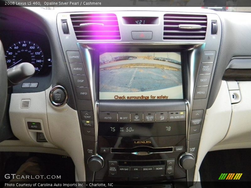 Opaline Silver Pearl / Cashmere 2008 Lexus LS 460