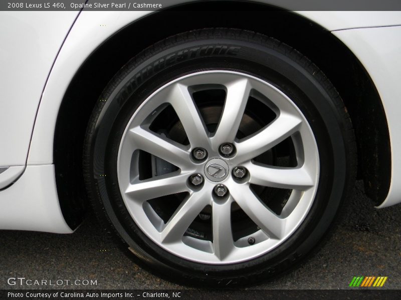 Opaline Silver Pearl / Cashmere 2008 Lexus LS 460