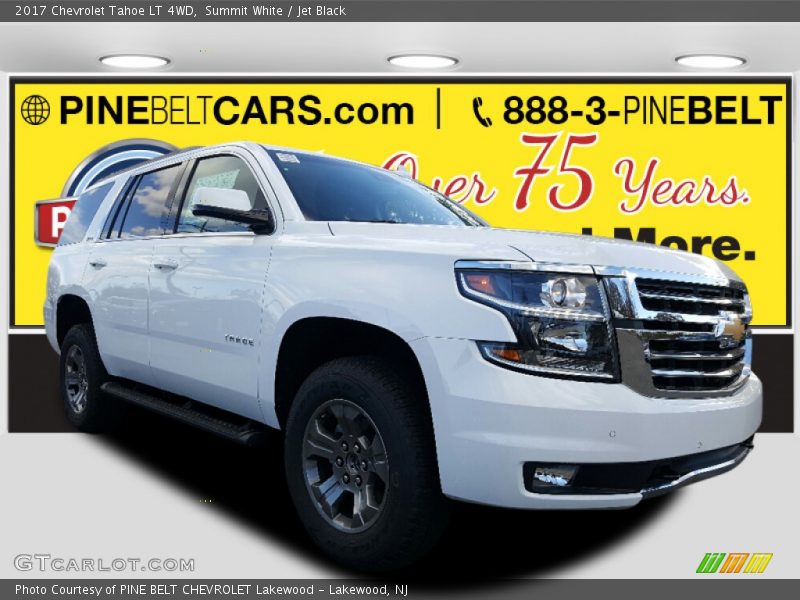 Summit White / Jet Black 2017 Chevrolet Tahoe LT 4WD