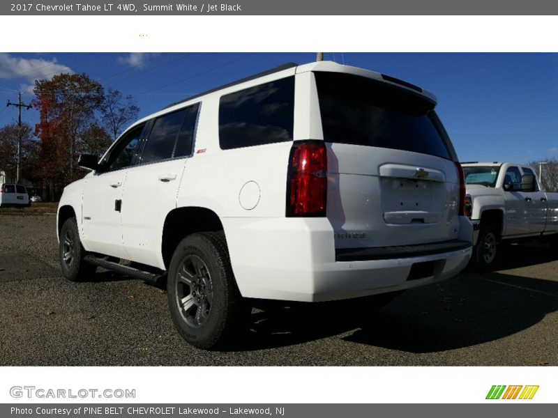 Summit White / Jet Black 2017 Chevrolet Tahoe LT 4WD