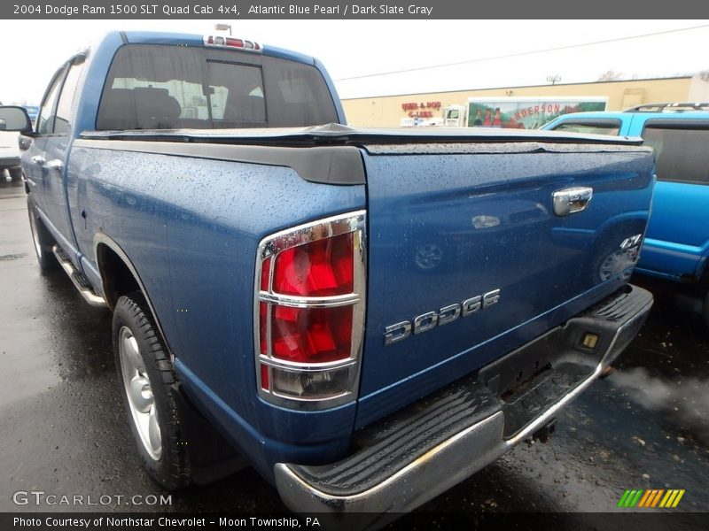 Atlantic Blue Pearl / Dark Slate Gray 2004 Dodge Ram 1500 SLT Quad Cab 4x4
