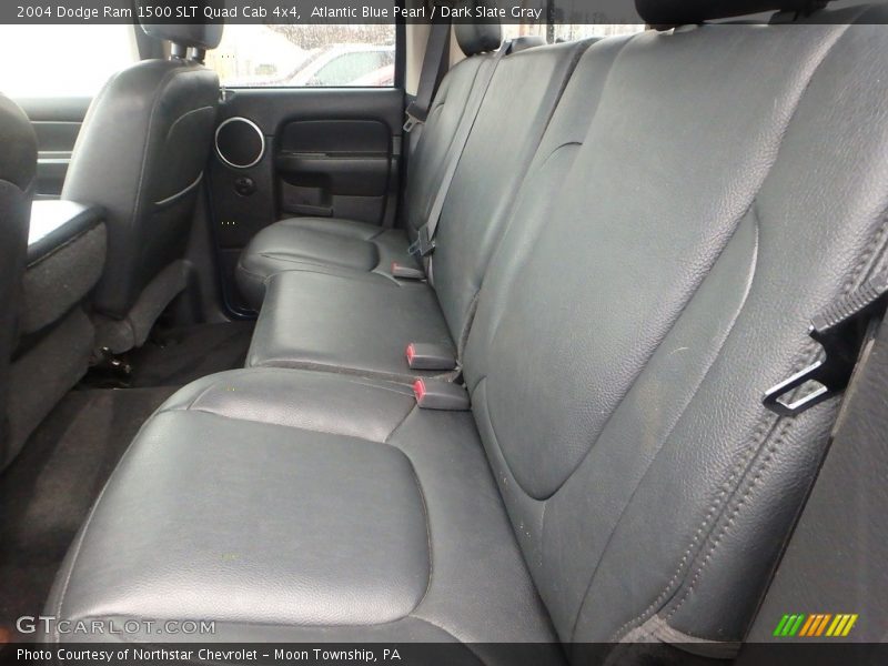 Atlantic Blue Pearl / Dark Slate Gray 2004 Dodge Ram 1500 SLT Quad Cab 4x4