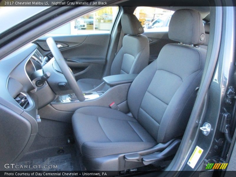 Nightfall Gray Metallic / Jet Black 2017 Chevrolet Malibu LS