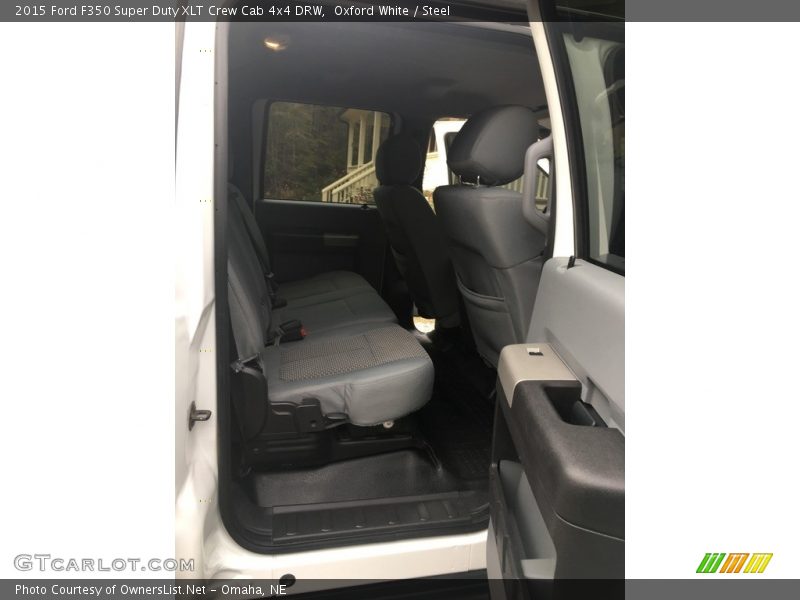 Oxford White / Steel 2015 Ford F350 Super Duty XLT Crew Cab 4x4 DRW