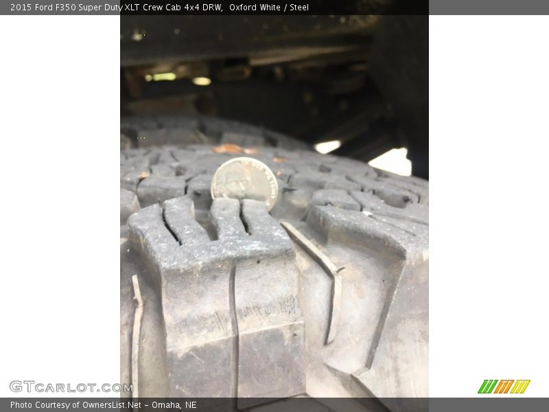 Oxford White / Steel 2015 Ford F350 Super Duty XLT Crew Cab 4x4 DRW