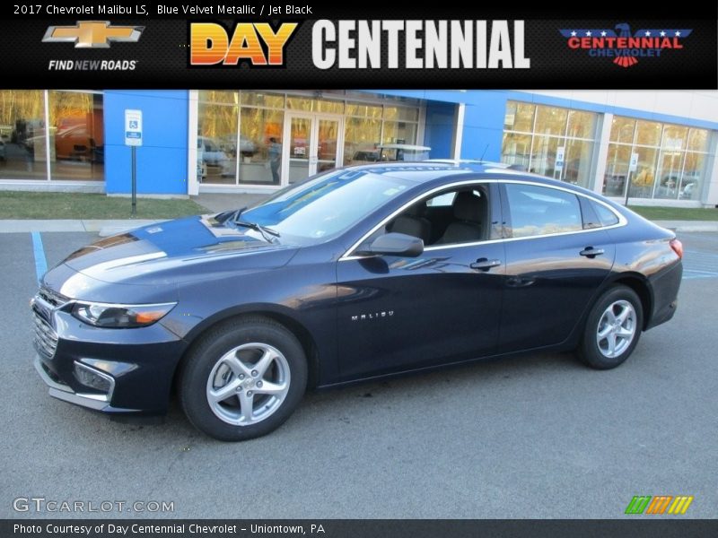 Blue Velvet Metallic / Jet Black 2017 Chevrolet Malibu LS