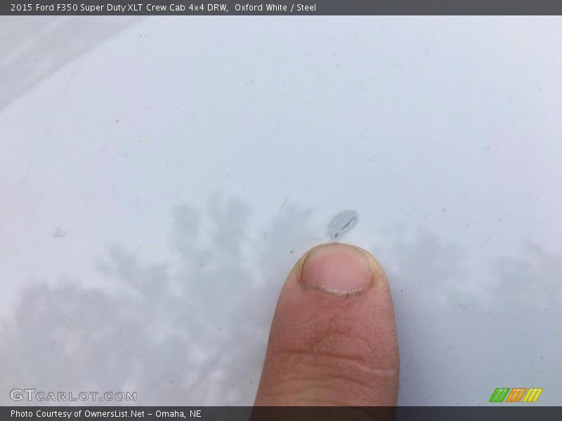 Oxford White / Steel 2015 Ford F350 Super Duty XLT Crew Cab 4x4 DRW