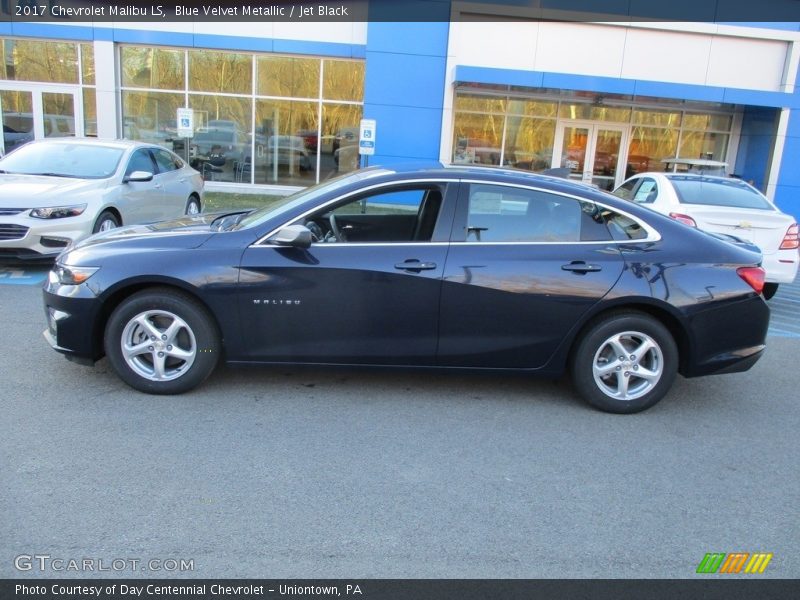 Blue Velvet Metallic / Jet Black 2017 Chevrolet Malibu LS