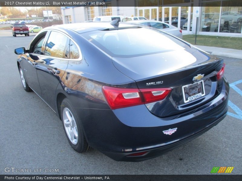 Blue Velvet Metallic / Jet Black 2017 Chevrolet Malibu LS