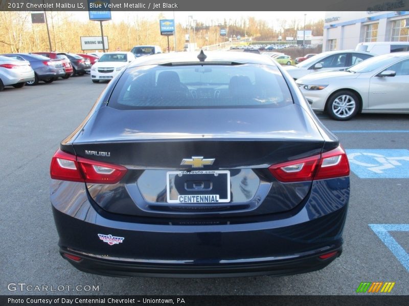 Blue Velvet Metallic / Jet Black 2017 Chevrolet Malibu LS