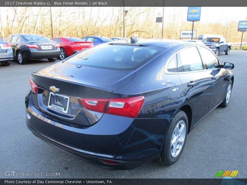 Blue Velvet Metallic / Jet Black 2017 Chevrolet Malibu LS