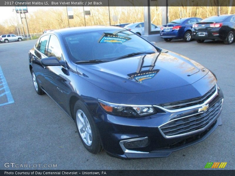 Blue Velvet Metallic / Jet Black 2017 Chevrolet Malibu LS