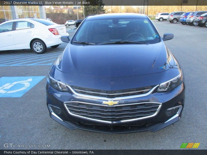 Blue Velvet Metallic / Jet Black 2017 Chevrolet Malibu LS