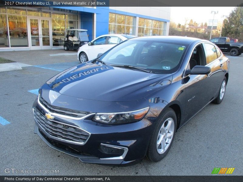 Blue Velvet Metallic / Jet Black 2017 Chevrolet Malibu LS