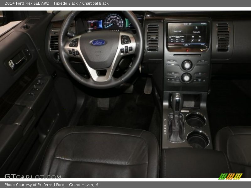 Tuxedo Black / Charcoal Black 2014 Ford Flex SEL AWD
