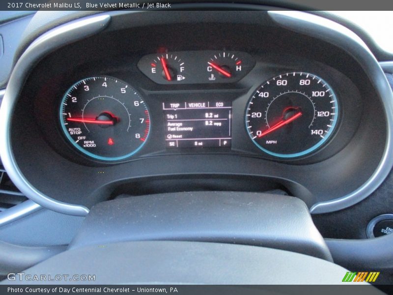 Blue Velvet Metallic / Jet Black 2017 Chevrolet Malibu LS