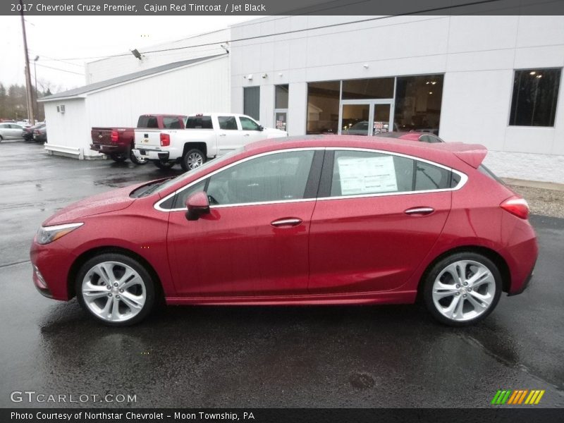 Cajun Red Tintcoat / Jet Black 2017 Chevrolet Cruze Premier