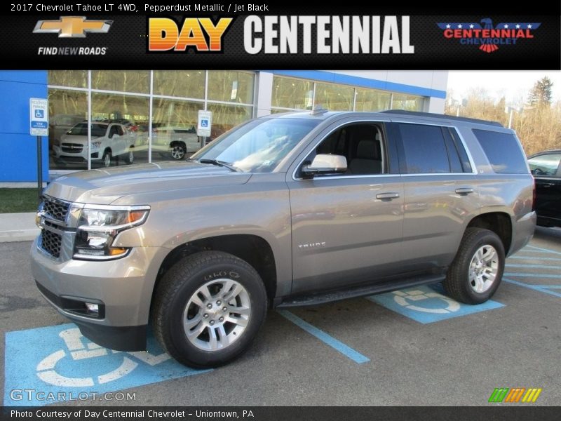 Pepperdust Metallic / Jet Black 2017 Chevrolet Tahoe LT 4WD