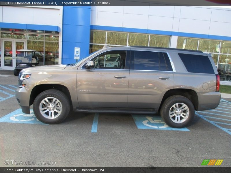 Pepperdust Metallic / Jet Black 2017 Chevrolet Tahoe LT 4WD