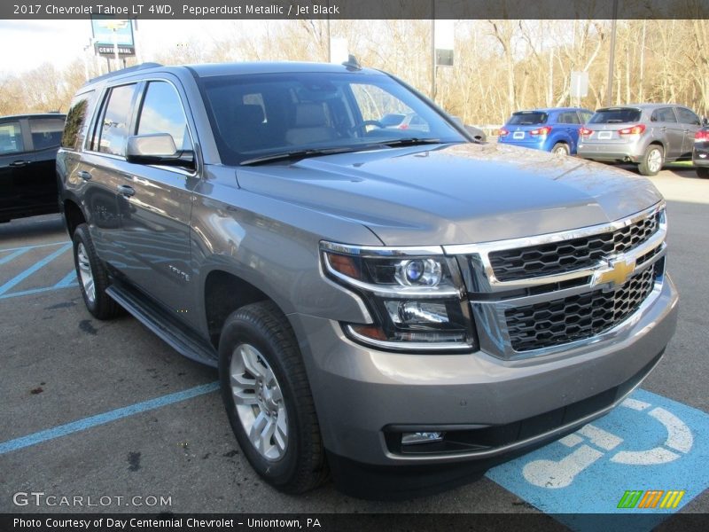 Pepperdust Metallic / Jet Black 2017 Chevrolet Tahoe LT 4WD