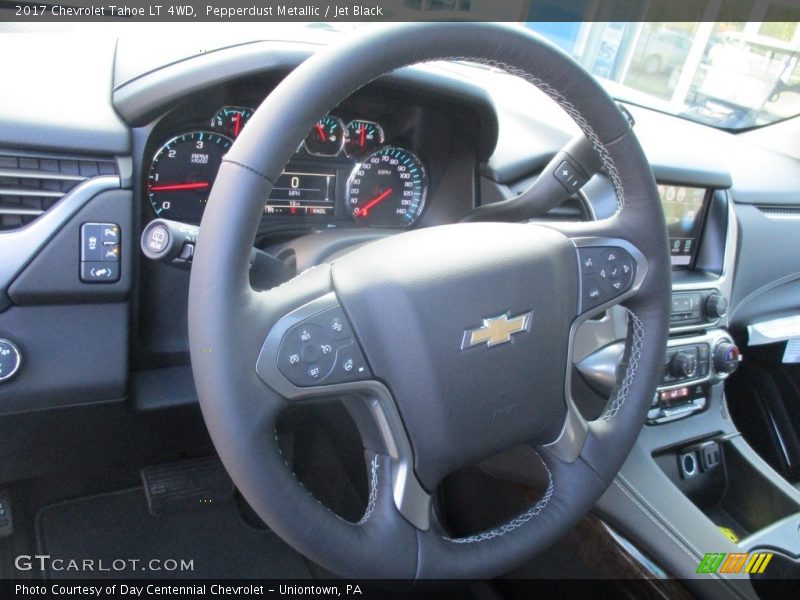 Pepperdust Metallic / Jet Black 2017 Chevrolet Tahoe LT 4WD