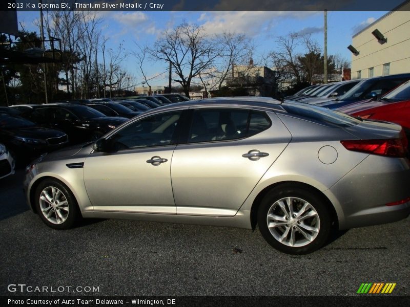 Titanium Silver Metallic / Gray 2013 Kia Optima EX