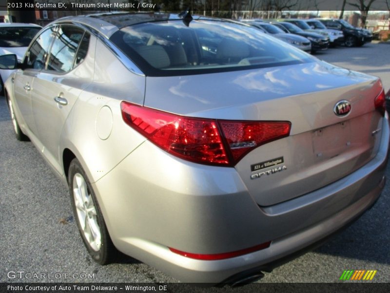 Titanium Silver Metallic / Gray 2013 Kia Optima EX