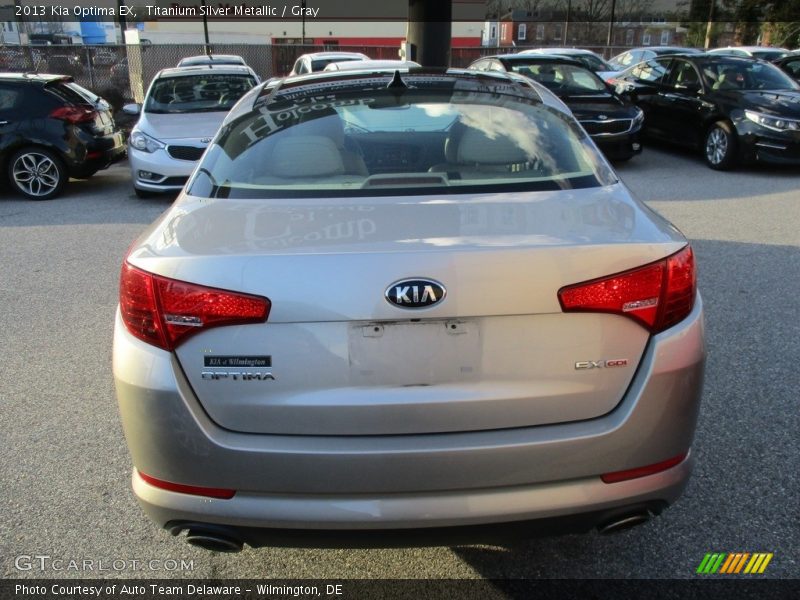 Titanium Silver Metallic / Gray 2013 Kia Optima EX