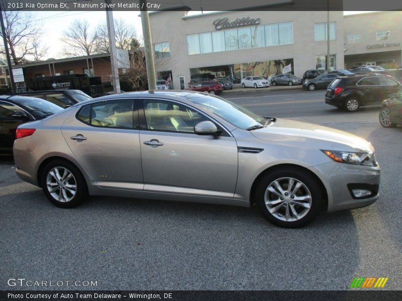 Titanium Silver Metallic / Gray 2013 Kia Optima EX