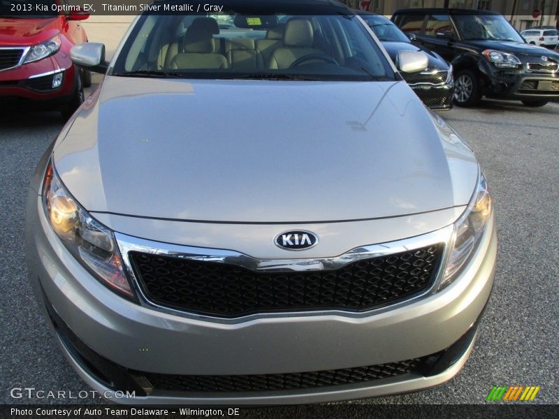 Titanium Silver Metallic / Gray 2013 Kia Optima EX