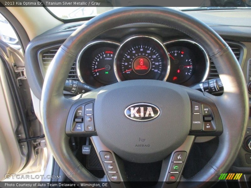 Titanium Silver Metallic / Gray 2013 Kia Optima EX