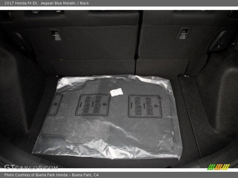 Aegean Blue Metallic / Black 2017 Honda Fit EX