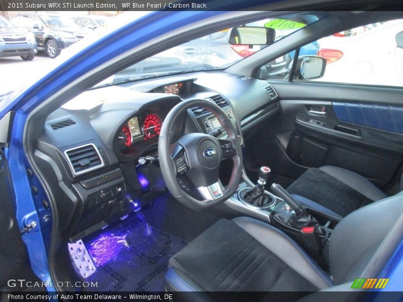  2015 WRX STI Launch Edition Carbon Black Interior