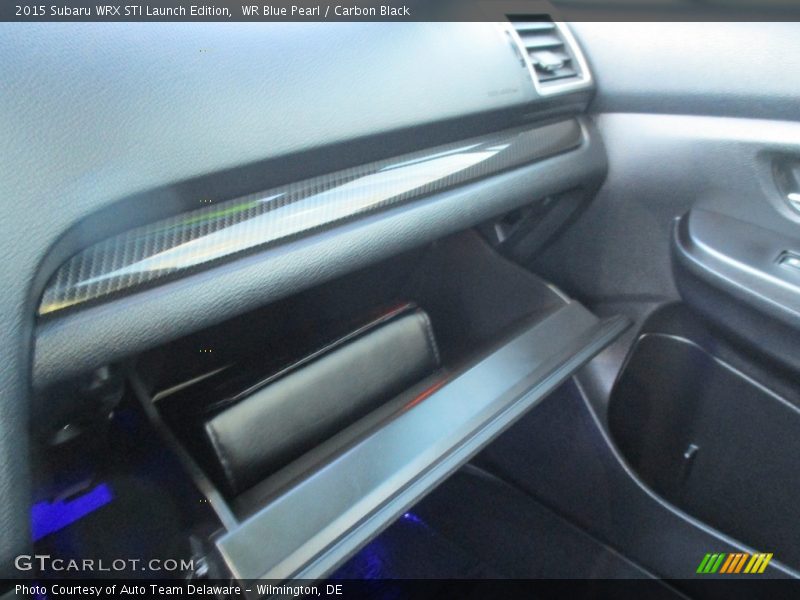 WR Blue Pearl / Carbon Black 2015 Subaru WRX STI Launch Edition