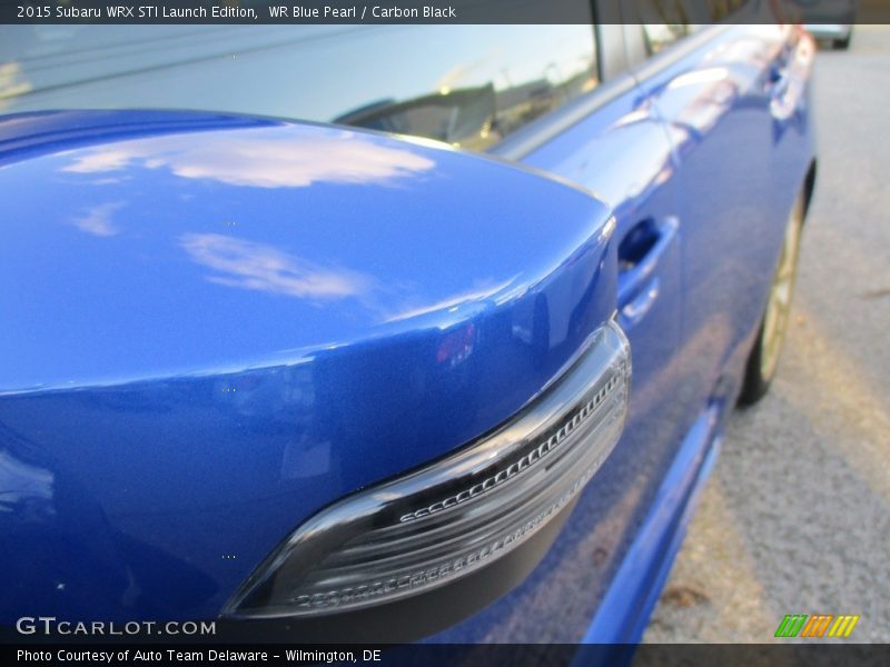 WR Blue Pearl / Carbon Black 2015 Subaru WRX STI Launch Edition