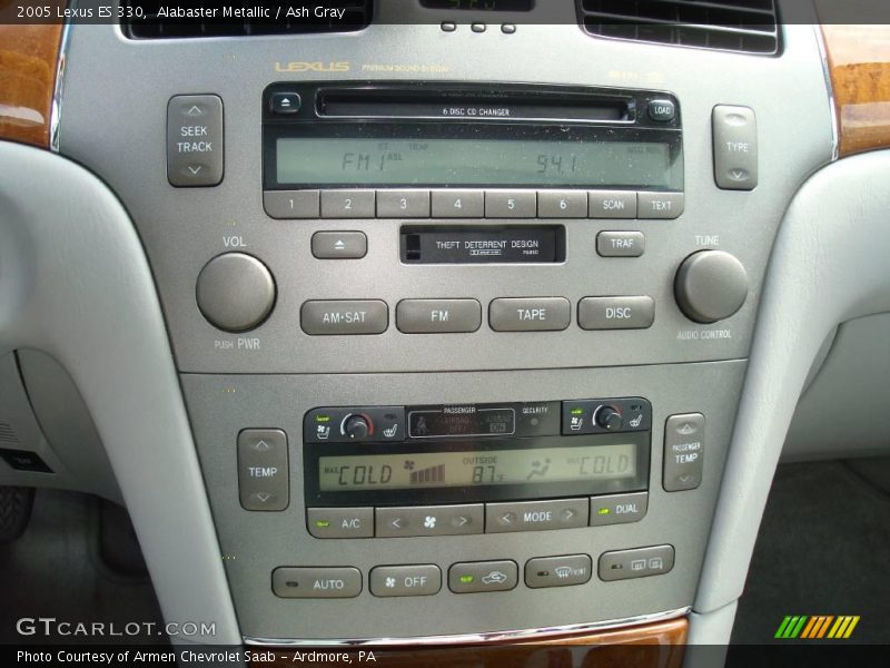 Alabaster Metallic / Ash Gray 2005 Lexus ES 330