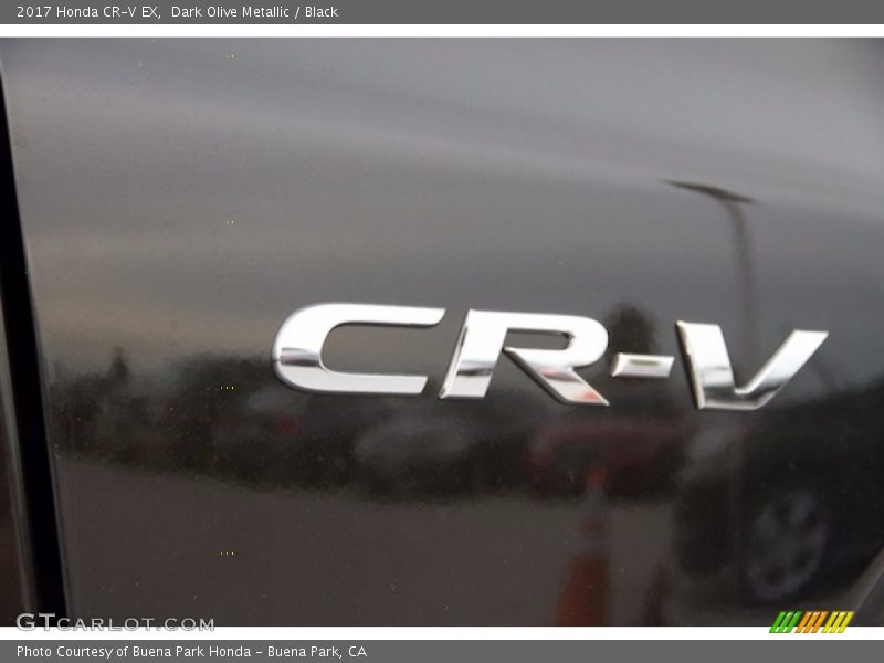 Dark Olive Metallic / Black 2017 Honda CR-V EX