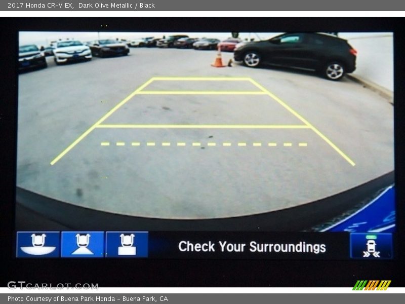 Dark Olive Metallic / Black 2017 Honda CR-V EX