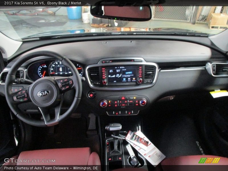 Dashboard of 2017 Sorento SX V6