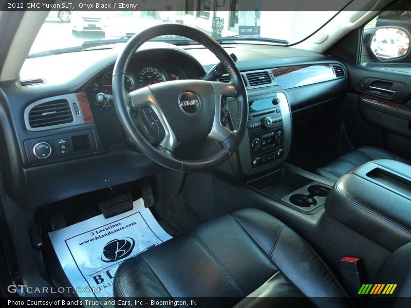 Onyx Black / Ebony 2012 GMC Yukon SLT