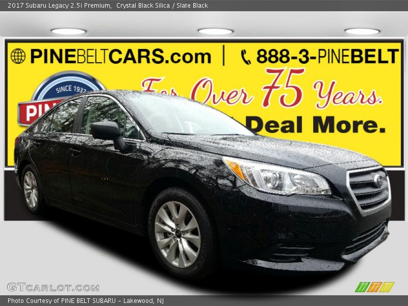 Crystal Black Silica / Slate Black 2017 Subaru Legacy 2.5i Premium