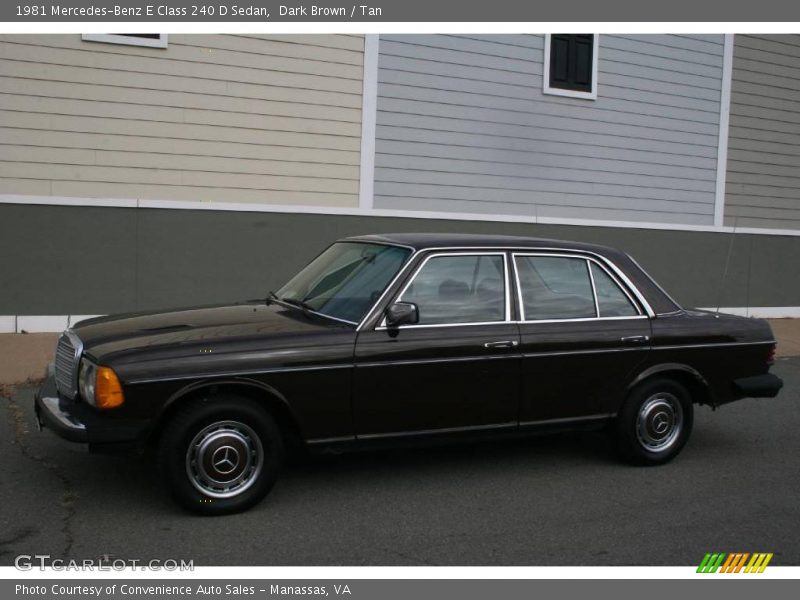 Dark Brown / Tan 1981 Mercedes-Benz E Class 240 D Sedan