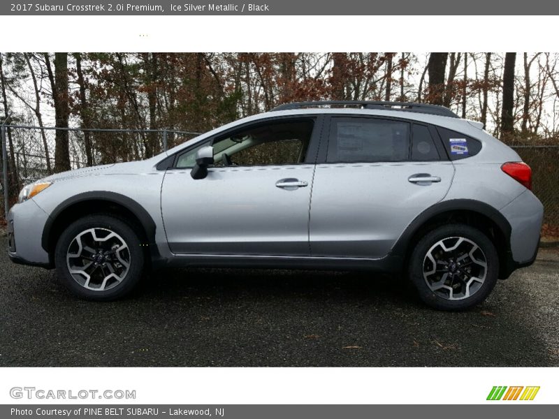 Ice Silver Metallic / Black 2017 Subaru Crosstrek 2.0i Premium
