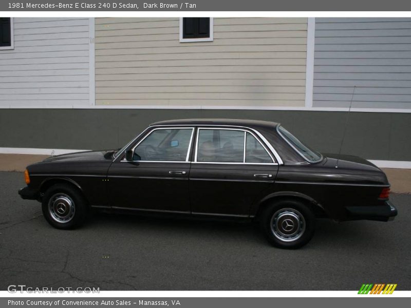 Dark Brown / Tan 1981 Mercedes-Benz E Class 240 D Sedan