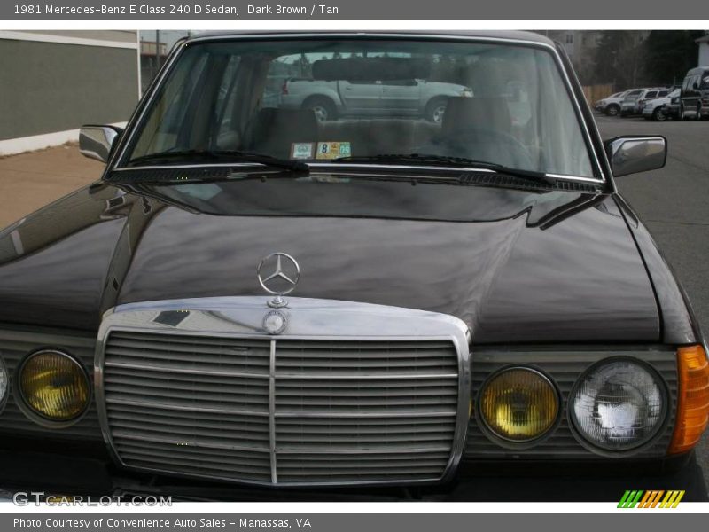 Dark Brown / Tan 1981 Mercedes-Benz E Class 240 D Sedan