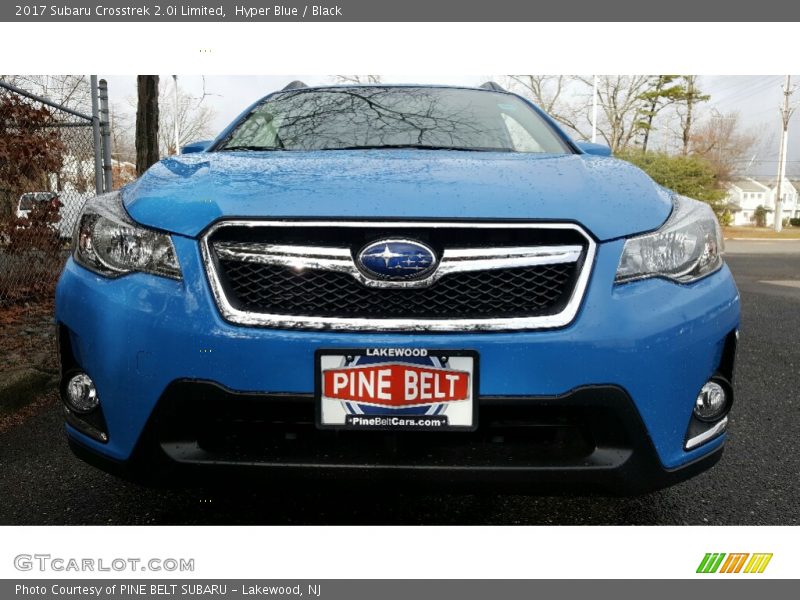 Hyper Blue / Black 2017 Subaru Crosstrek 2.0i Limited