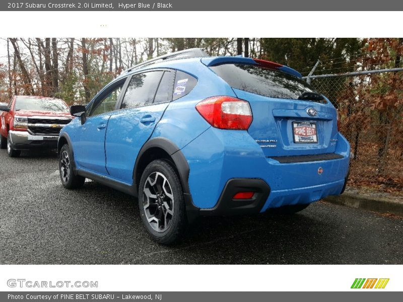 Hyper Blue / Black 2017 Subaru Crosstrek 2.0i Limited