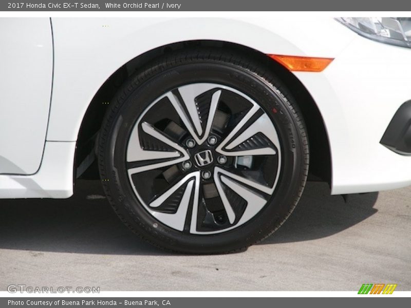 White Orchid Pearl / Ivory 2017 Honda Civic EX-T Sedan